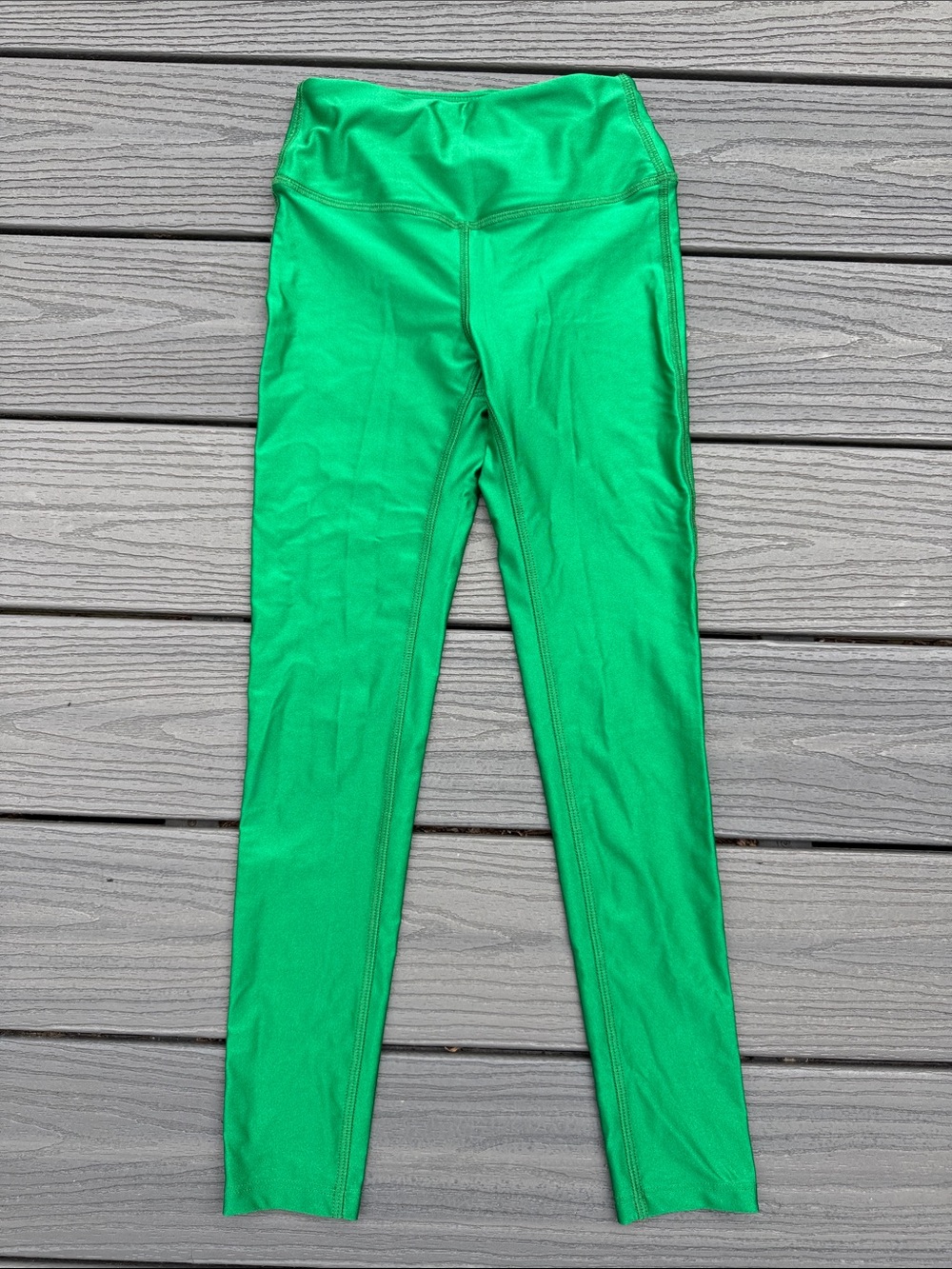 Tiger Friday Girls' High-Rise Green Active Leggings